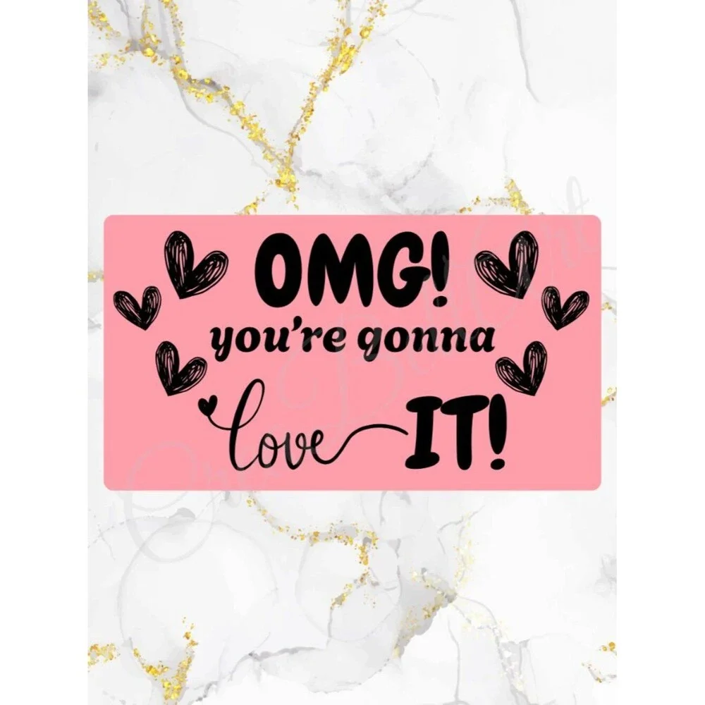 100 Thank you Stickers for Packaging | Small Business Labels